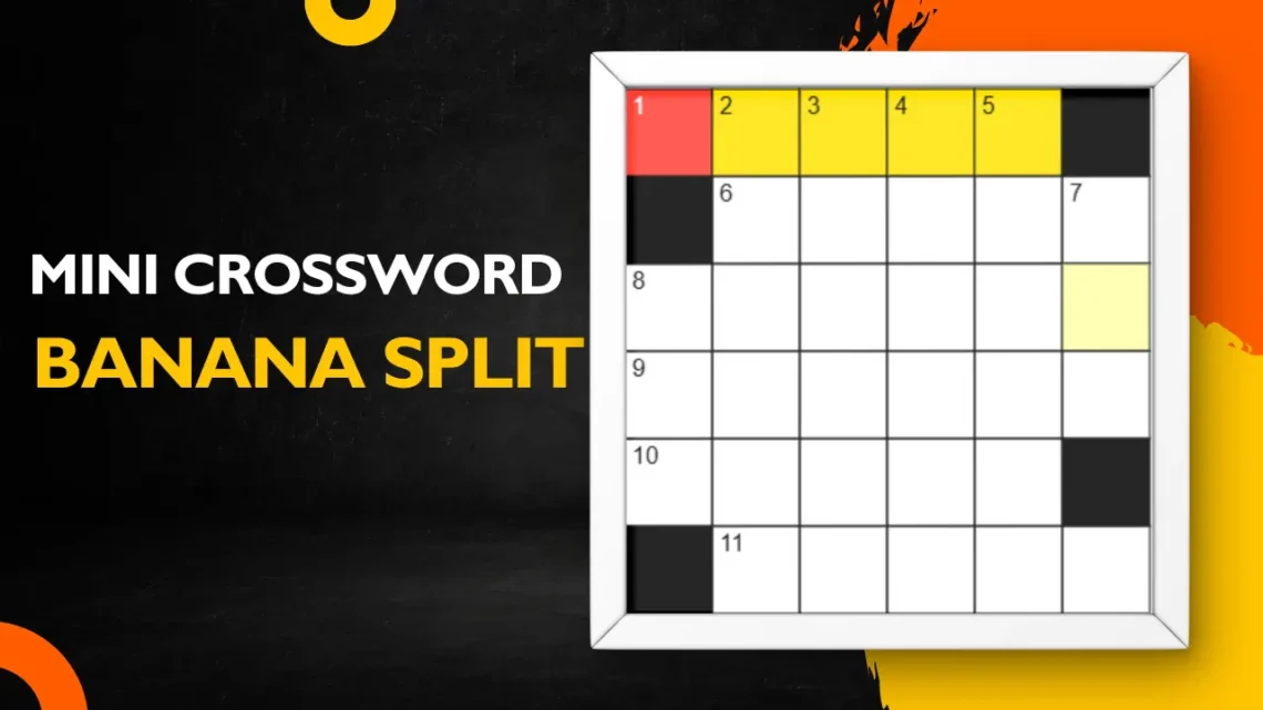 Mini Crossword: Banana Split