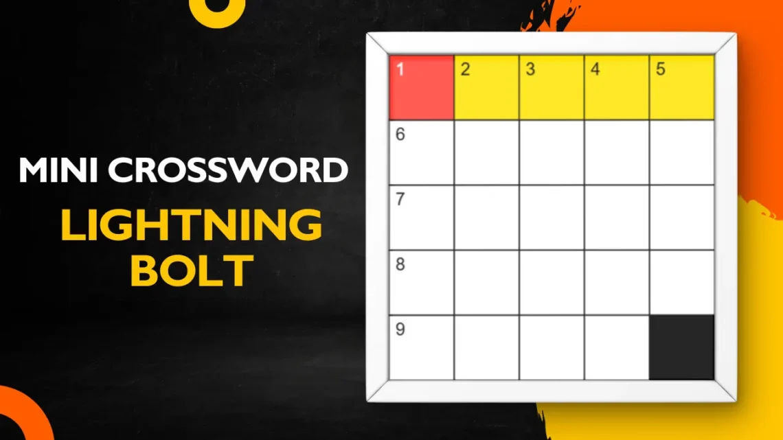 Mini Crossword: Lightning Bolt Edition