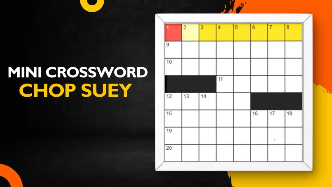 Mini Crossword: Chop Suey Edition