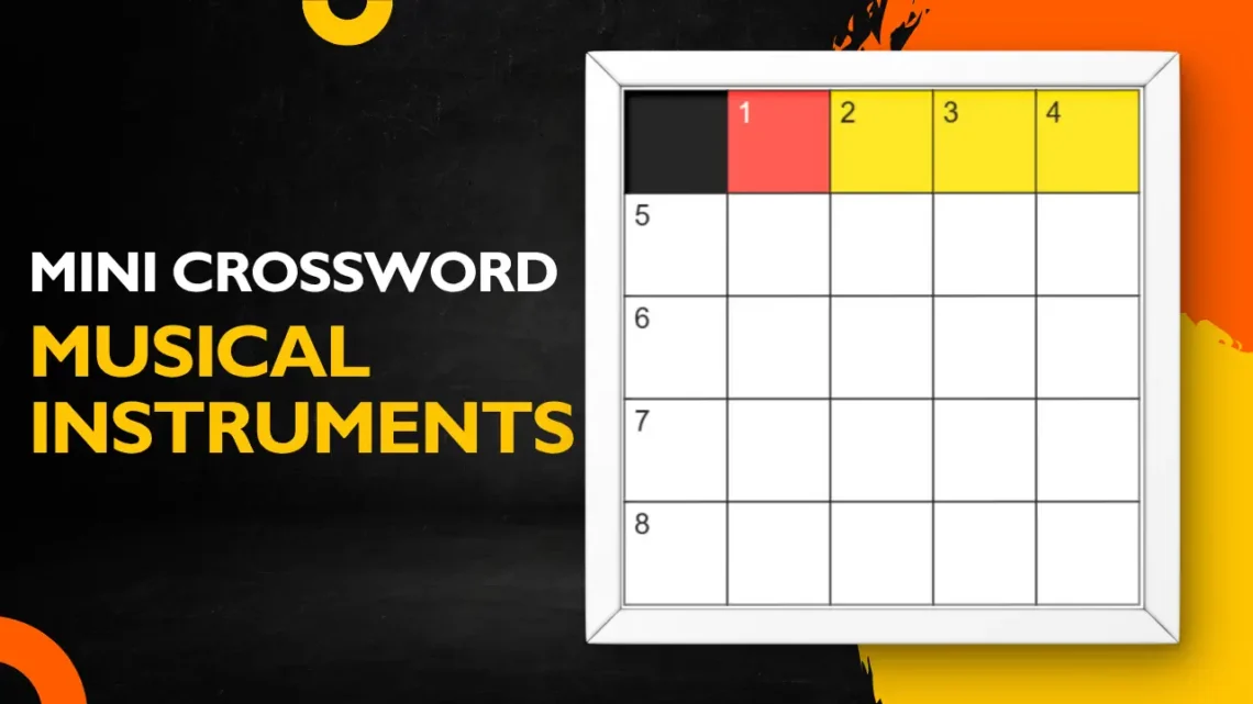 Mini Crossword: Musical Instruments