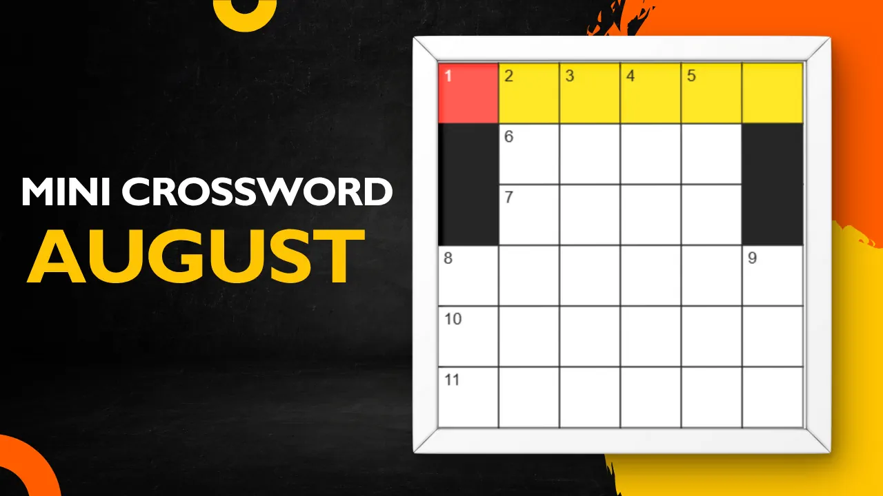 Mini Crossword August